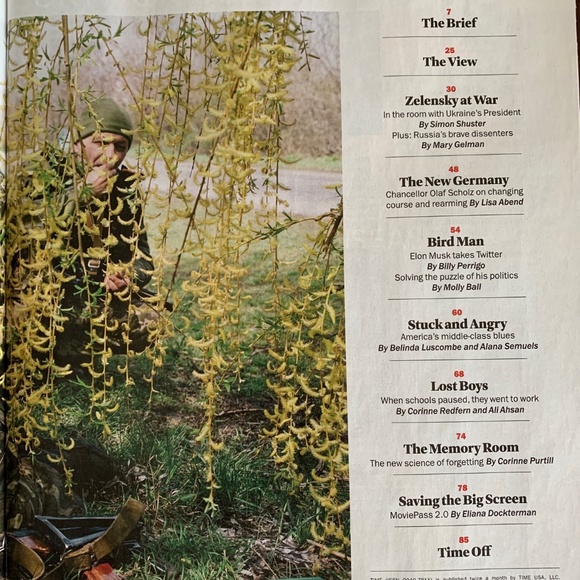 TIME Magazine Zelensky Leads Ukraine Elon Musk - Picture 2 of 5